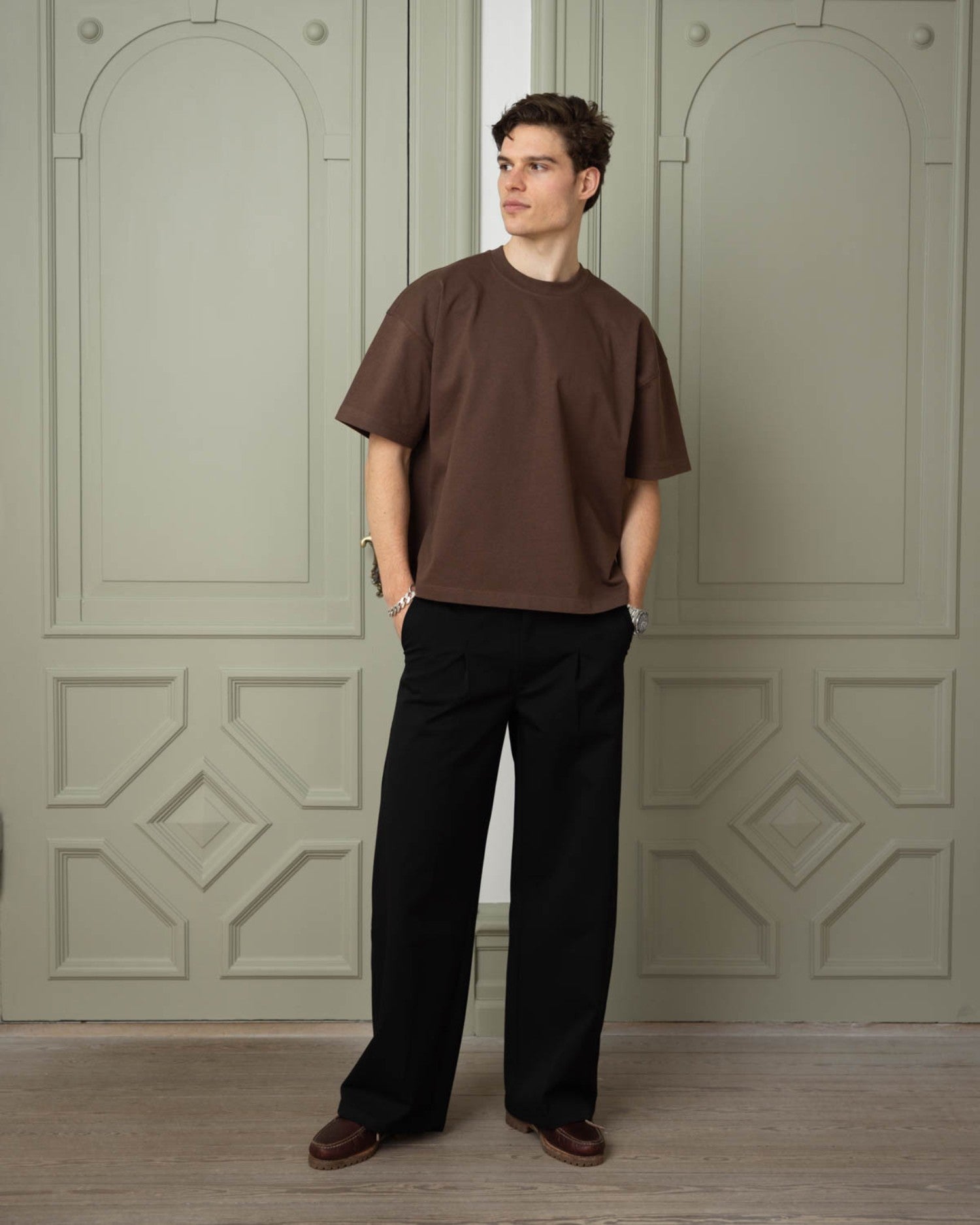 Blank T-Shirt Brown